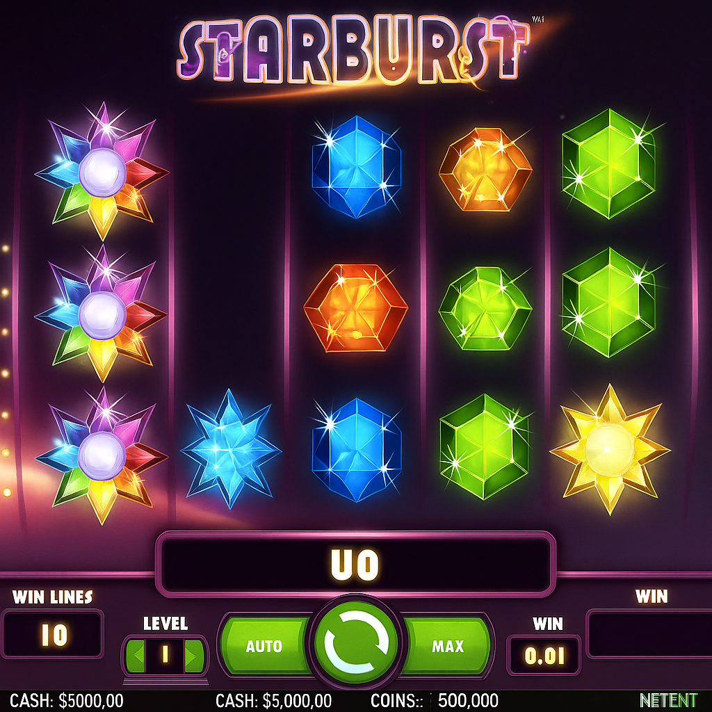 Ice Casino - Starburst Slot Game - Free Spins