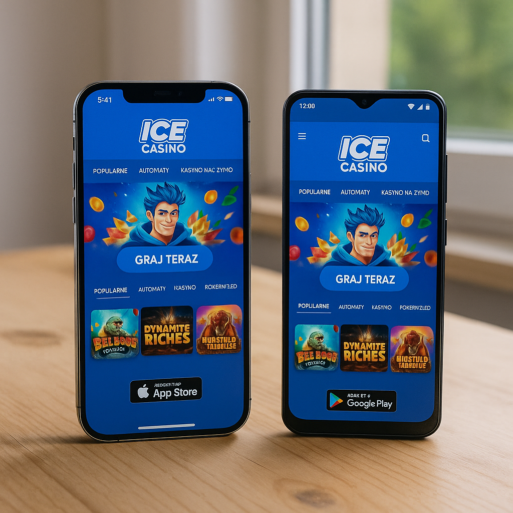 Ice Casino - Aplikacje mobilne - iOS i Android